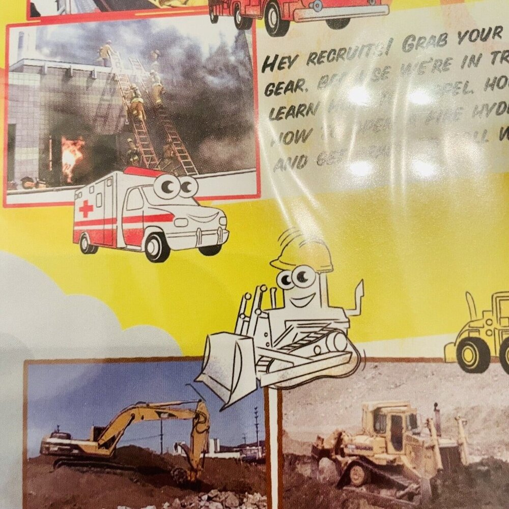 NEW 2 DVDs Totaly Trucks: Fire And Dirt Monsters Fire Engines Big Trucks SEALED - Picture 12 of 14